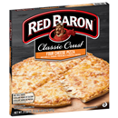Red Baron Frozen Pizza, Classic Crust Four-Cheese