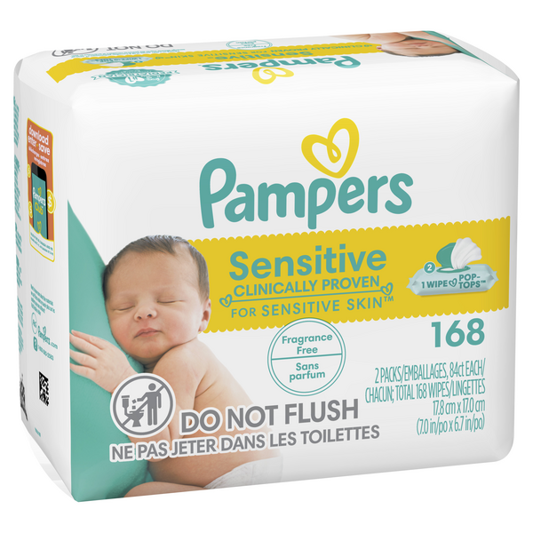 Absoluut Honderd jaar Atlantische Oceaan Pampers Sensitive Baby Wipes 3Pk | Hy-Vee Aisles Online Grocery Shopping