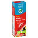 Simply Done Slider Quart Storage Bags
