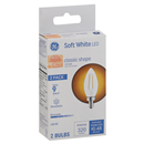 GE Soft White LED 40W Light Bulbs, Decorative, Classic Shape