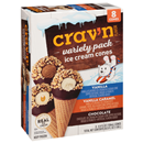 Crav'n Flavor Ice Cream Cones, Variety Pack 8-4.6 fl oz