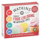 Watkins Assorted Food Coloring 4-0.3 Fl OZ