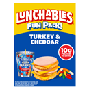 Lunchables Lunch Combinations Cracker Stackers with 100% Juice Turkey & Cheddar