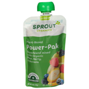 Sprout Toddler Power Pak Pear With Superblend Blackberry Banana