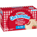 Smucker's Uncrustables Peanut Butter & Strawberry Jam Sandwich,15-Count