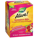 Nature's Way Complete Multivitamin, With Superfood Antioxidants, Women's 50+, Tablets