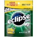 Eclipse Eclipse Spearmint Sugar Free Chewing Gum, 180 Ct