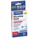 TopCare Nicotine Gum 4mg Stop Smoking Aid, Ice Mint Flavor