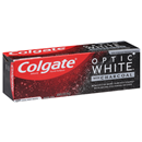 Colgate Optic White with Charcoal Toothpaste, Cool Mint Paste