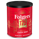 Folgers Classic Roast Medium Roast Ground Coffee, Limited Edition Metal Can