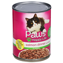Paws Happy Life Salmon Dinner Wet Cat Food