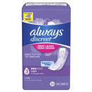 Always Discreet Incontinence Liners Ultra Thin Regular Length