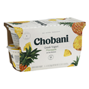 Chobani Pineapple on the Bottom Low-Fat Greek Yogurt 4-5.3 Oz