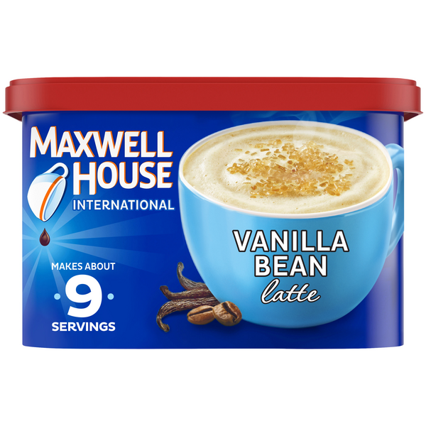 Maxwell House International Vanilla Bean Latte Cafe-Style Beverage