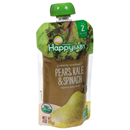 Happy Baby Organics Pears, Kale & Spinach Baby Food