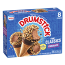 Nestle Drumstick Classic Cones, Chocolate, 8Ct