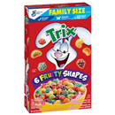 General Mills Trix, 6 Fruity Shapes, Family Size