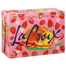 LaCroix Strawberry Peach, Sparkling Water 12Pk