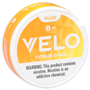 Velo Plus Nicotine Pouches, Citrus Chill, 6 Mg, 20Ct
