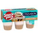 Snack Pack Pudding, Cinnabon, 6-3.25 oz Cups