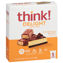 think! Keto Chocolate Peanut Butter Pie Protein Bars