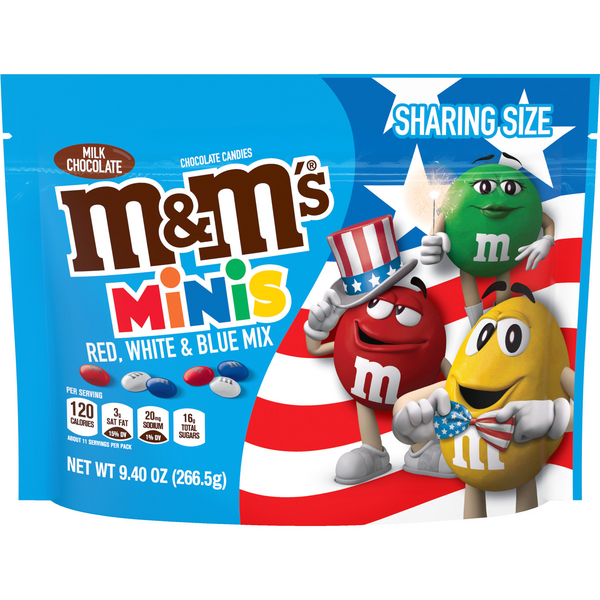 Peanut M&M's Red, White & Blue Mix, 10.70oz – Five and Dime Sweets
