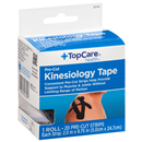 TopCare Pre-Cut Kinesiology Tape Strips, Black