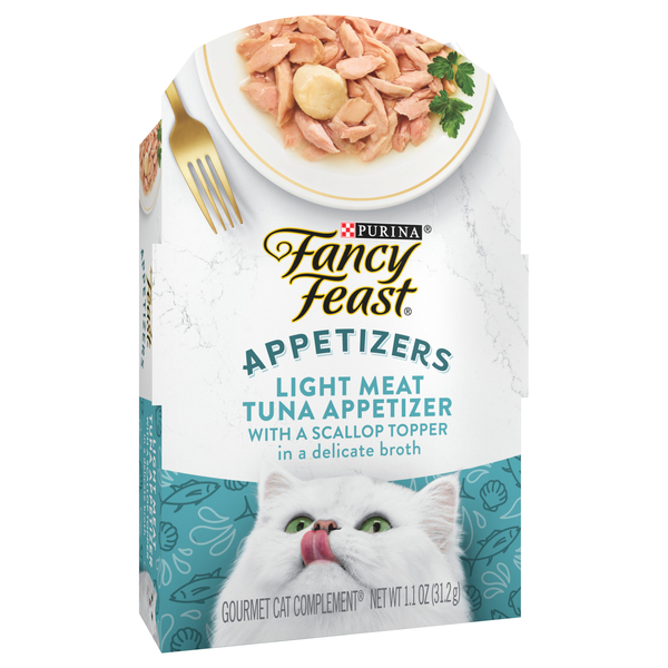 Purina Fancy Feast Appetizers Light Meat Tuna Appetizer with a