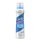 Secret Outlast Dry Spray Antiperspirant Deodorant for Women, Completely Clean