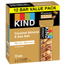 Kind Nuts & Spices Caramel Almond & Sea Salt -  12 - 1.4 oz Bars