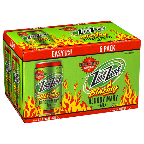 Zing Zang Blazing Bloody Mary Mix, 6Pk | Hy-Vee Aisles Online