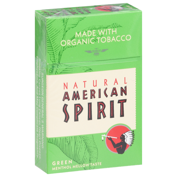 Natural American Spirit Menthol Box Mellow Green
