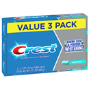 Crest Baking Soda & Peroxide Whitening Toothpaste, Fresh Mint, Value 3 Pack