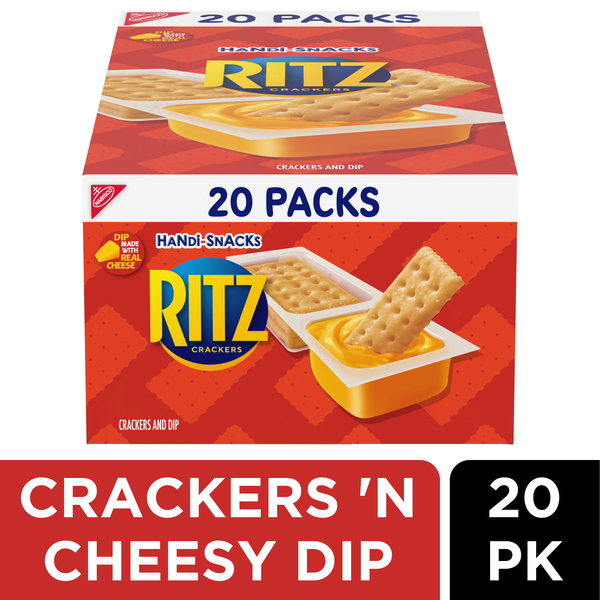 Handi-Snacks Ritz Crackers And Dip, 20-0.95 oz | Hy-Vee Aisles