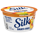 Silk Peach Mango Dairy Free, Soy Milk Yogurt Alternative, Smooth and Creamy Plant Based Yogurt