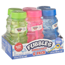 Fubbles Bubble Party 6 Pack, 6-4 fl oz ea., 3+