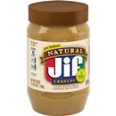 Jif Natural Crunchy Peanut Butter Spread – Contains 90% Peanuts