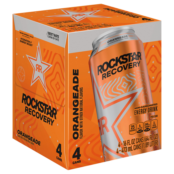 Rockstar Energy Drink - Recovery Orange