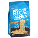 Lotus Foods Organic Wide White Rice Ramen Noodles, 4 Noodle Cakes