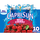 Capri Sun Wild Cherry Fruit Flavored Juice Drink 10Pk