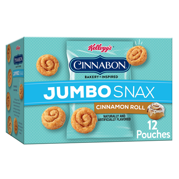 Kellogg's Cinnabon Jumbo Snax, Bakery Inspired 12-0.42oz