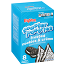 Hy-Vee Toaster Pastries Frosted Cookies and Creme 8Ct