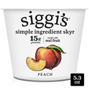 Siggi's 0% Milkfat Strained Non-Fat Yogurt Peach
