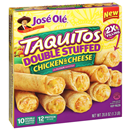 Jose Ole Taquitos, Chicken & Cheese, Double Stuffed, 10Ct