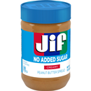 Jif No Sugar Added Creamy Peanut Butter Spread