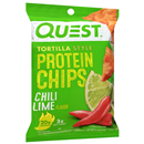 Quest Chili Lime Tortilla Style Protein Chips