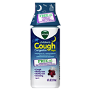 Vicks Children’s Cough & Congestion Night, Free of Artificial Dyes & Flavors, Grape, Ages 6+