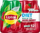 Lipton Diet Green Tea Mixed Berry 12 Pack