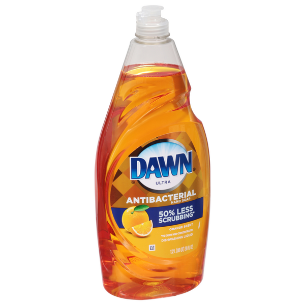 Dawn Antibacterial Hand Soap, Dishwashing Liquid, Orange
