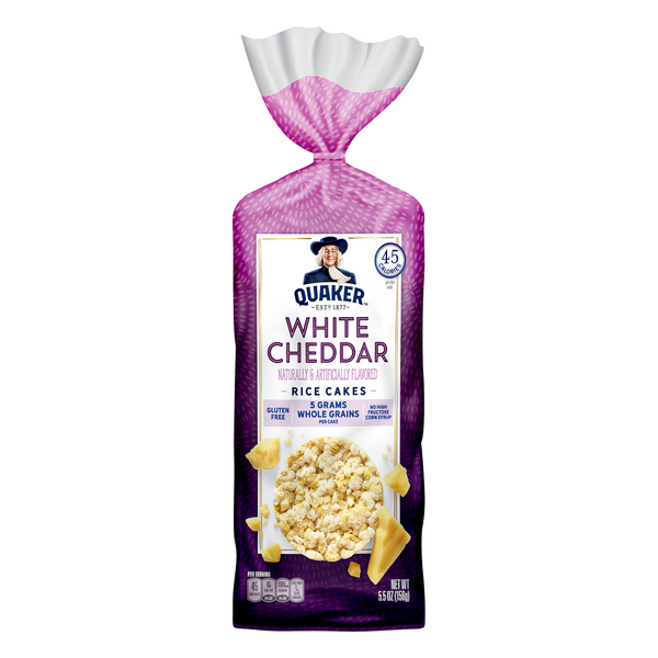 Quaker White Cheddar Rice Cakes | Hy-Vee Aisles Online